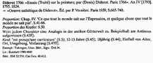 Diderot, 1766 / 1793, Bibliographie