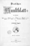Kunstblatt, 1856 Titel